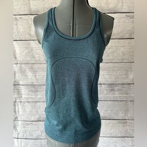 Lululemon Swiftly Tech blue tank